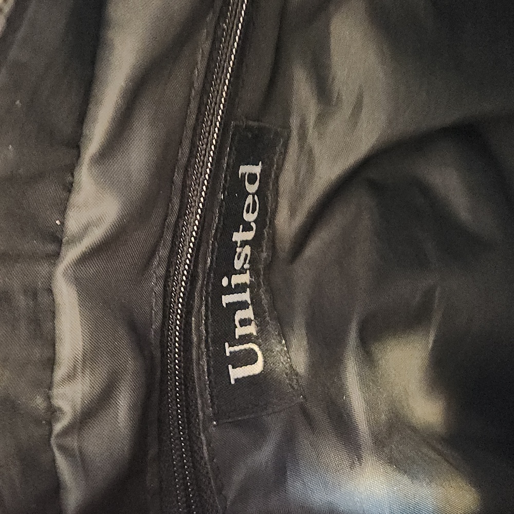 Unlisted by Kenneth Cole Black Leather Handbag purse - Picture 9 of 10